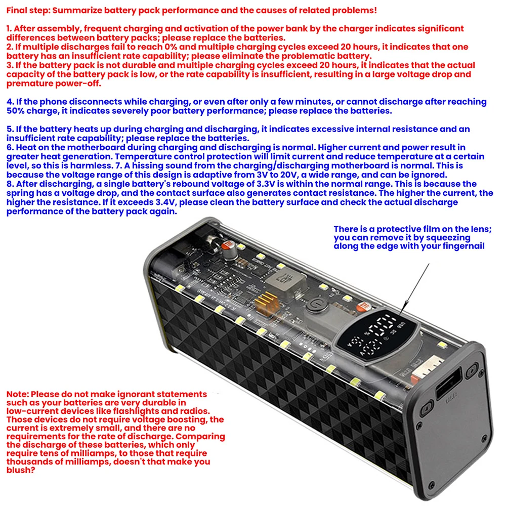 PD65W 배터리 보관함 8셀 18650 DIY 보조배터리 케이스 키트 디지털 디스플레이 USB 타입 C 고속 충전 배터리 홀더 케이스 이미지 4
