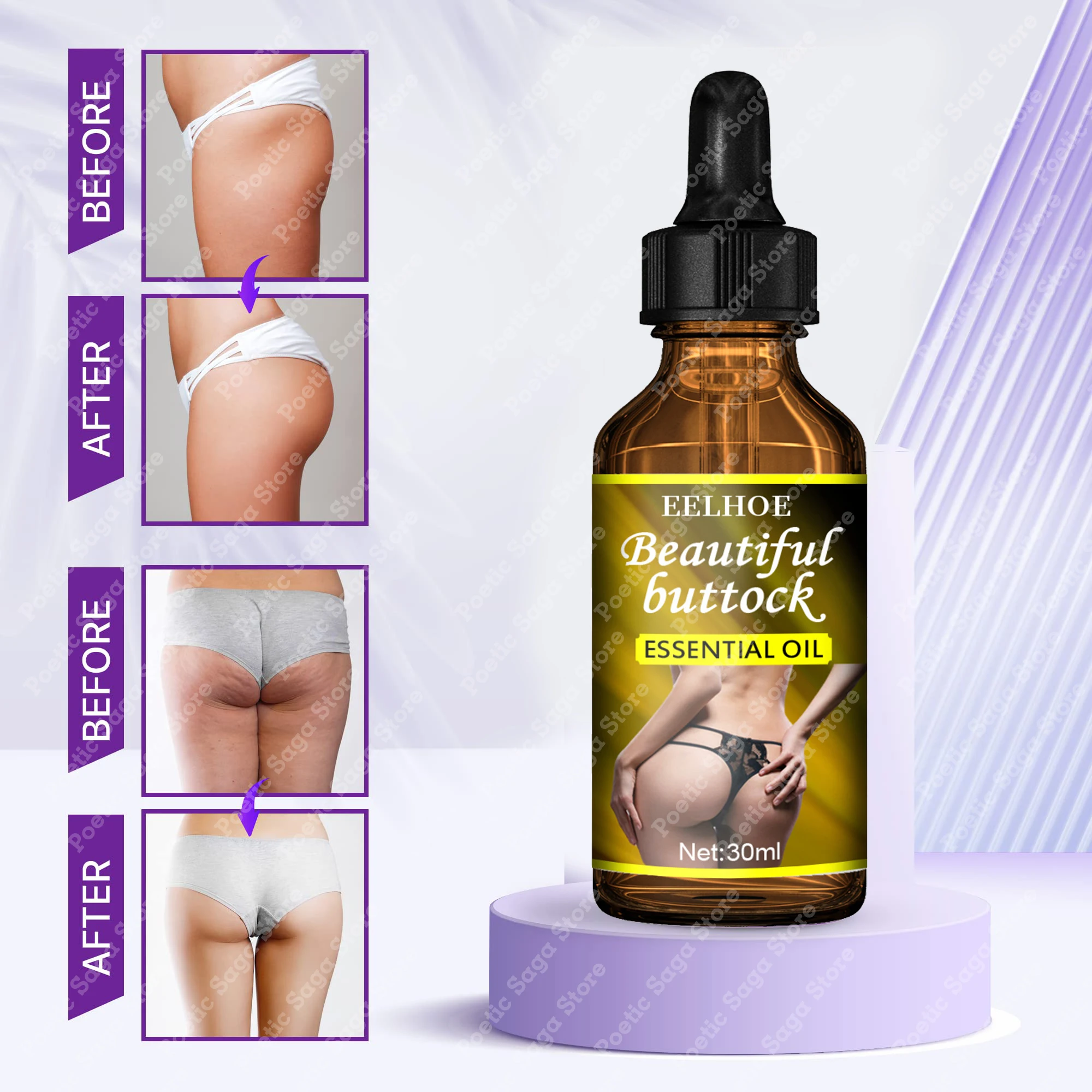 

Effectively Plump Buttocks, Firm and Lift Without Side Effects，Pure Plant Extract 3-day Butt Enlargement Product