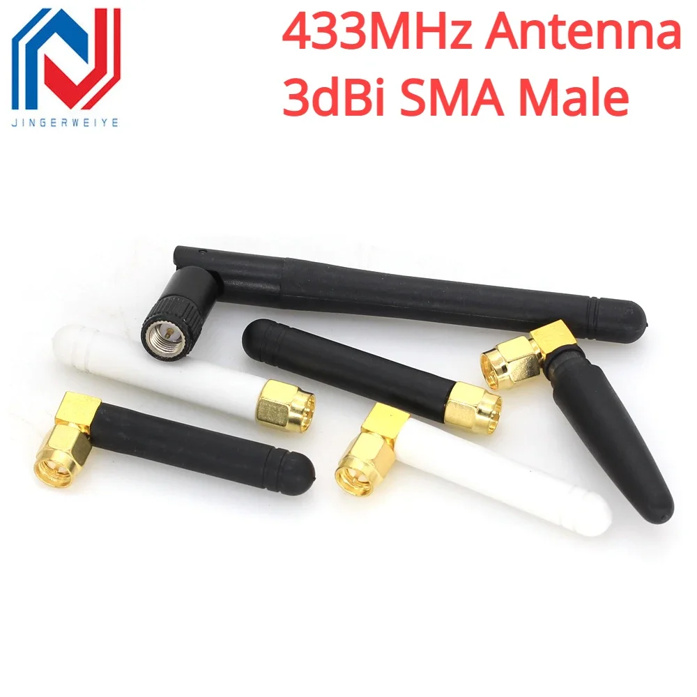 2 Pz 433 Mhz Antenna 3Dbi Sma Connettore Maschio 433 Mhz Antena Direzionale 433 M Antenne Impermeabili Per Lorawan