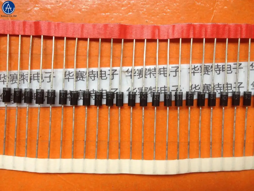 

30pcs 100% orginal new SB2200 DO-15 In-Line Schottky Diode 2A 200V