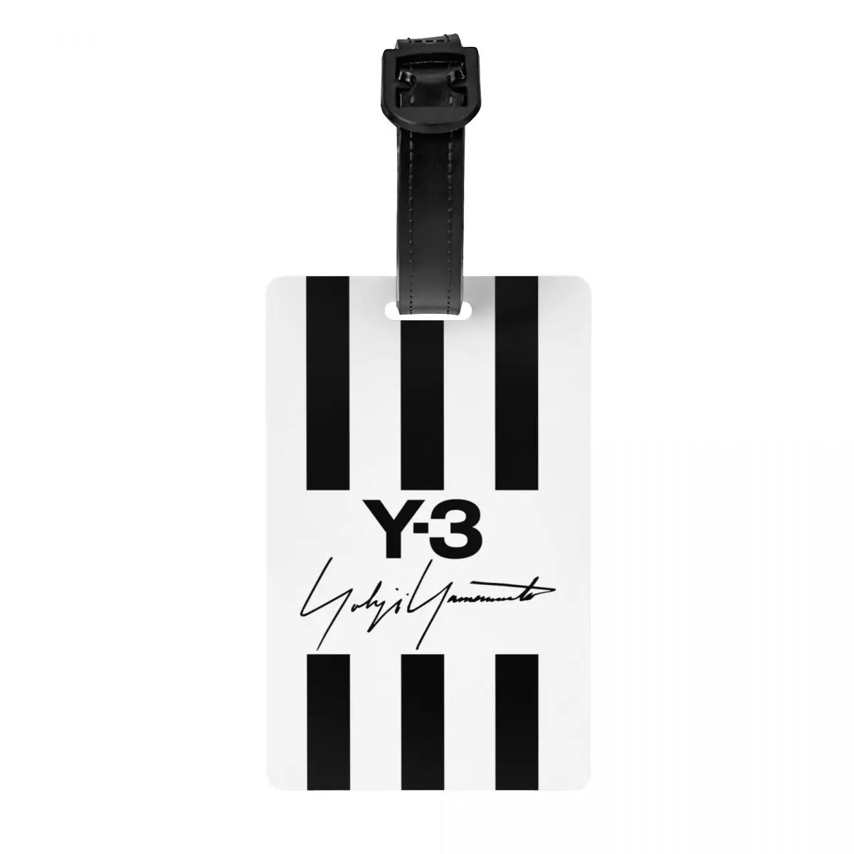 

Custom 3Y Yohji Yamamoto Luggage Tag With Name Card Privacy Cover ID Label for Travel Bag Suitcase