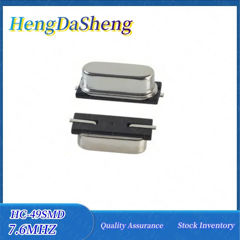 20Pcs/Lot Quartz Crystal Resonator 7.6MHZ 7.6000M 7.6M HC-49SMD Patch Passive Oscillator 2 Pin