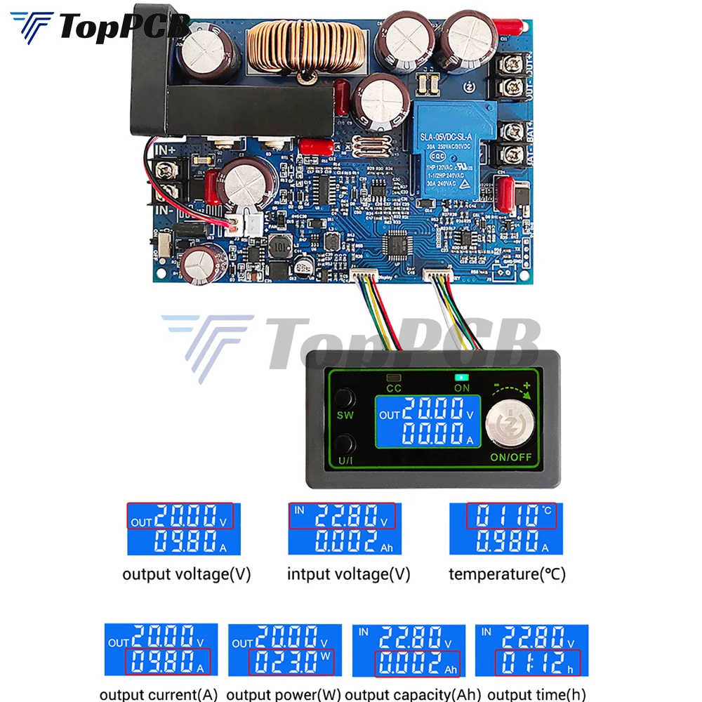 1000W20AMPPTSolarBatteryChargingPowerSupplyModuleDCDC0100V