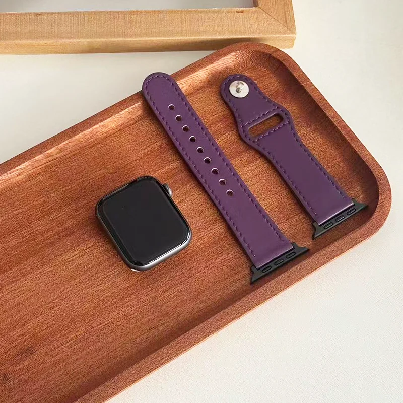 Premium Leather Strap for Smart Watches - Universal Fit Sport Bracelet