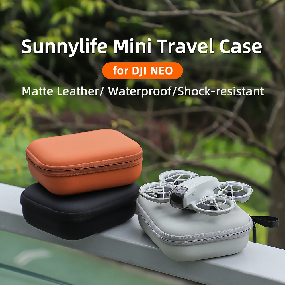 Portable Carrying EVA Case for DJI Neo Drone Hard PU Travel Storage Bag Shockproof Case Waterproof Protector Accessories drone accessories case