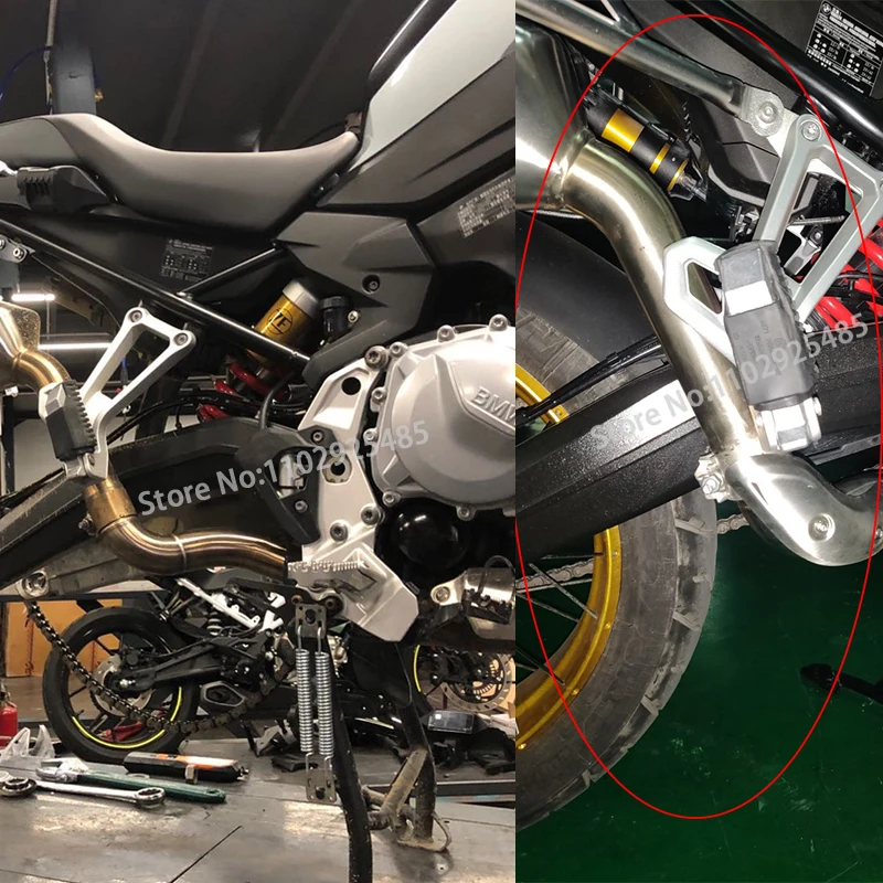 QJKXSZ(小さな店) 用BMW 用G310GS 用G310R オートバイの排気ミドル