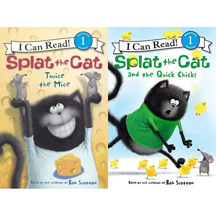 【新品】Splat the cat　英語絵本16冊　CD付　マイヤペン非対応