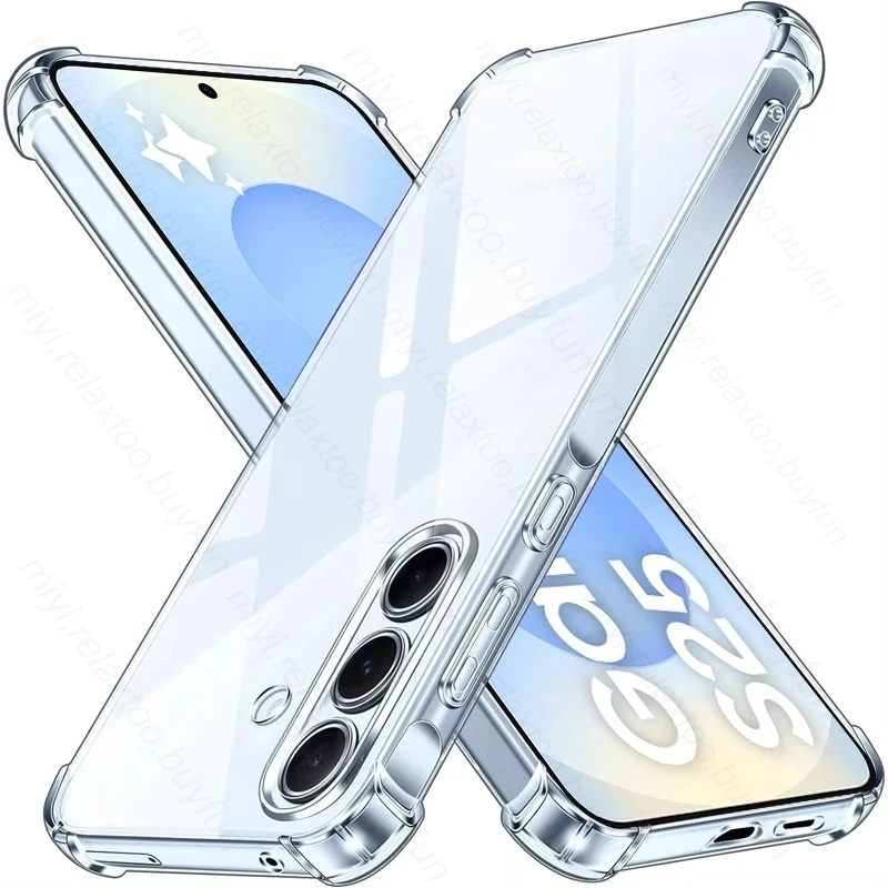 Clear Crystal Anti-Yellowing Shockproof TPU Soft Case