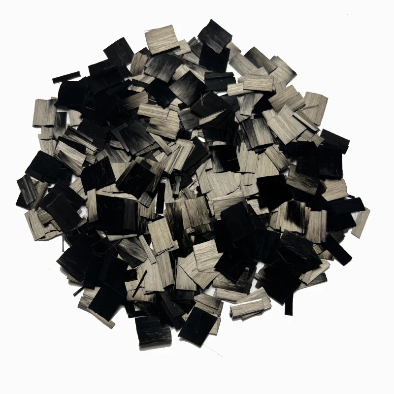 Carbon Fiber Chopped Strand 13mm Sheet-like Short Cut Carbon Fiber Automotive Interior Modification Filling Raw Materials