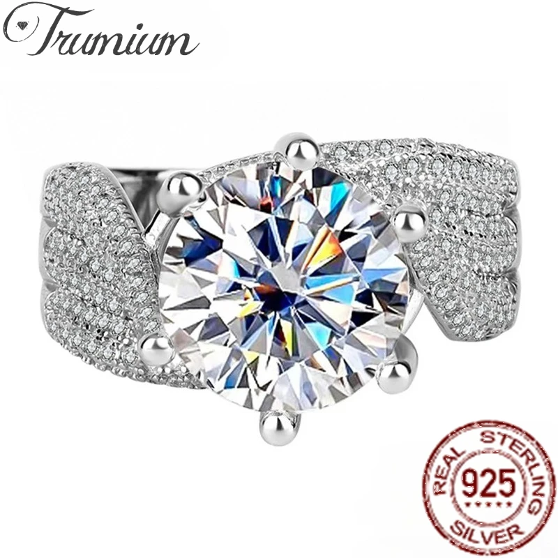 Bague Solitaire En Argent Massif - Zirconiums - Taille 59 - Occasion - Bijou Élégant