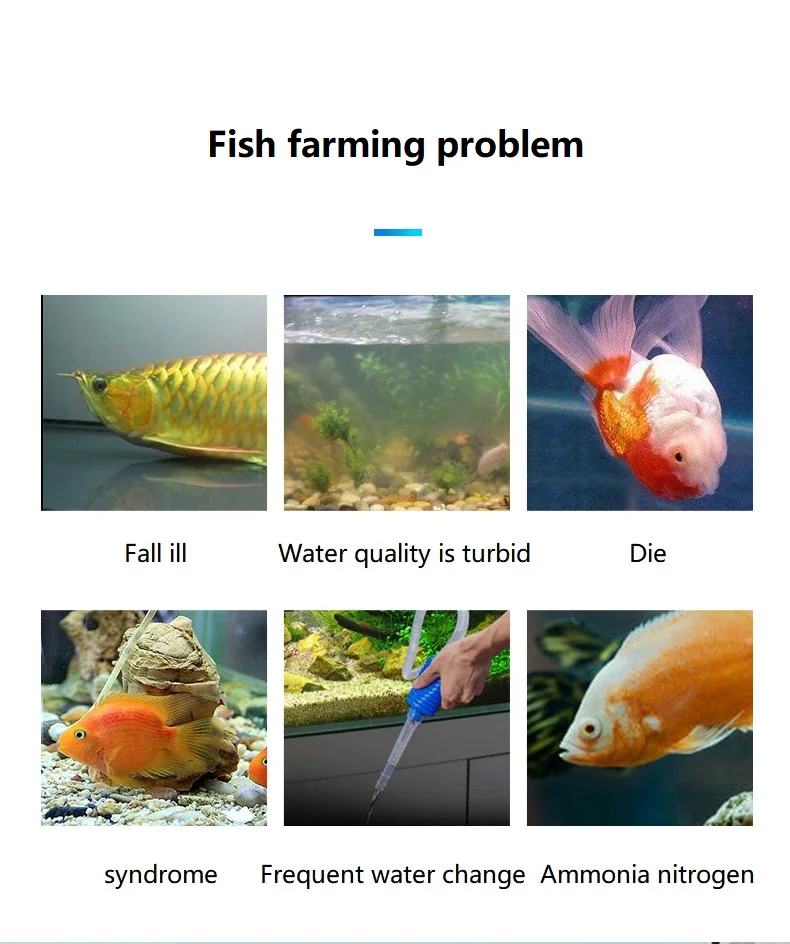 Description Picture 5 of itemFish Tank Water Purifier, Nitrifying Bacteria, Care Potion, Probiotics, Water Purification Stabilizer, Deodorization, 265ml