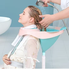 

Portable Inflatable Rinse Basin for Washing and Cutting Hair at Home and in Bed for pregnant women children elderly patients