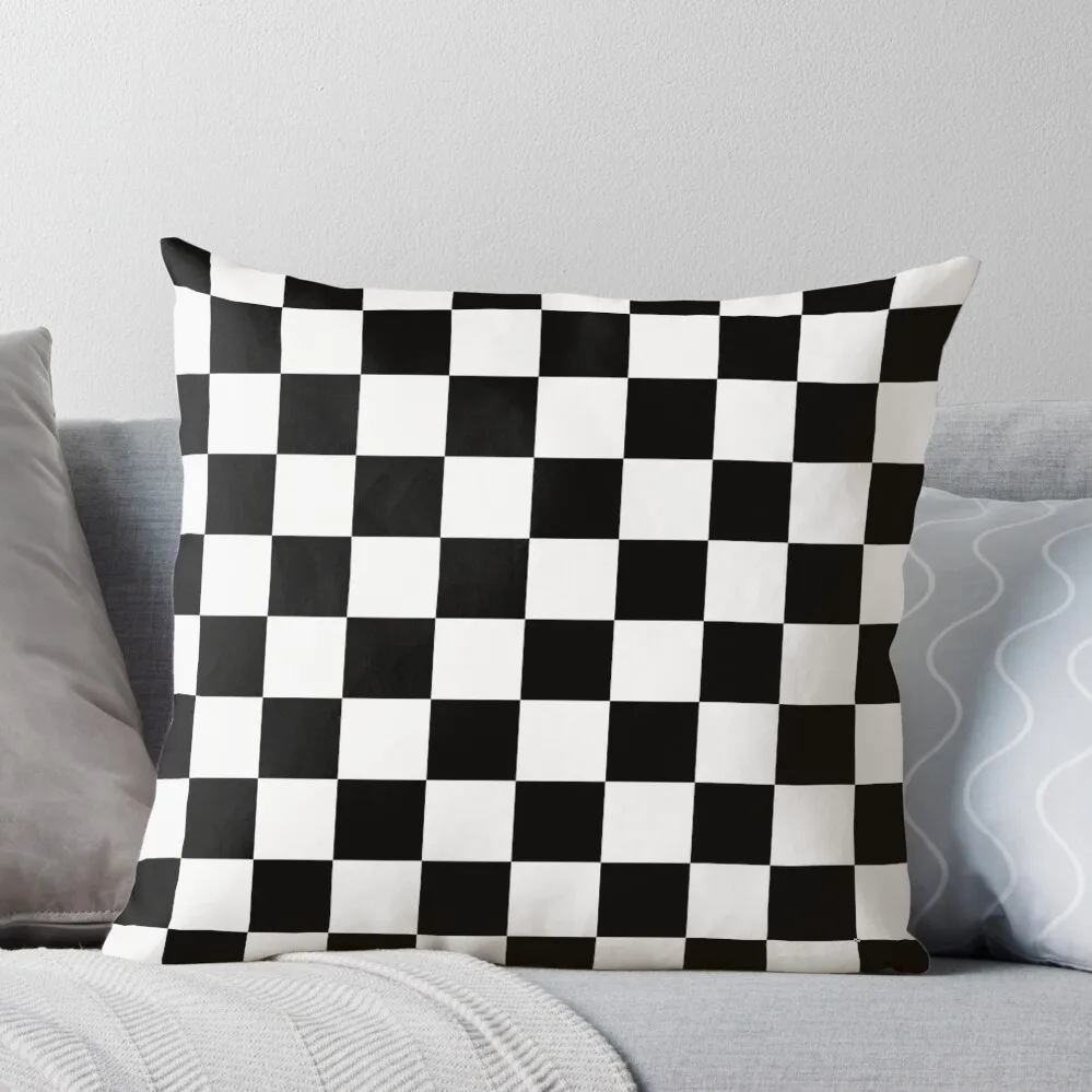 

Black And White Checkerboard Pattern Throw Pillow Decorative Cover For Living Room Couch Pillows Cushions Cover Pillowcase