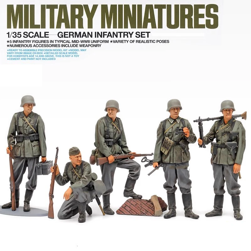 

Assembled Soldier 35371 Infantry Group Squad Mid-War Suit 1/35