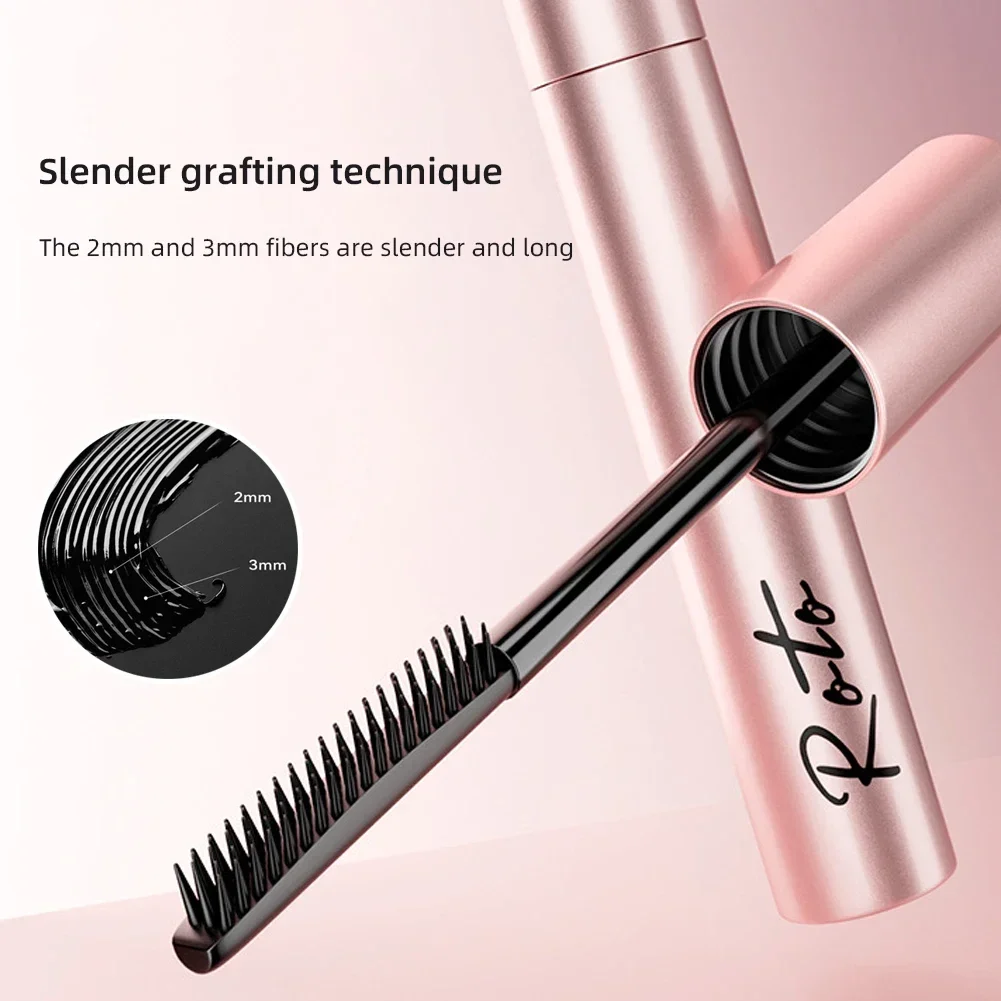 Black Waterproof Mascara For Lengthening And Volume Lashes_voghion.com