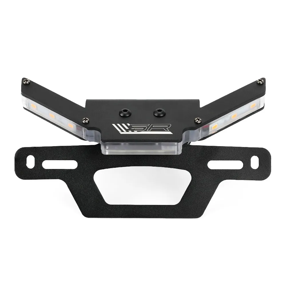 CFMOTO 450SR/SRS/SS/NK 300SR 테일 타이디 번호판 홀더 LED 신호등 오토바이 번호판 거치대