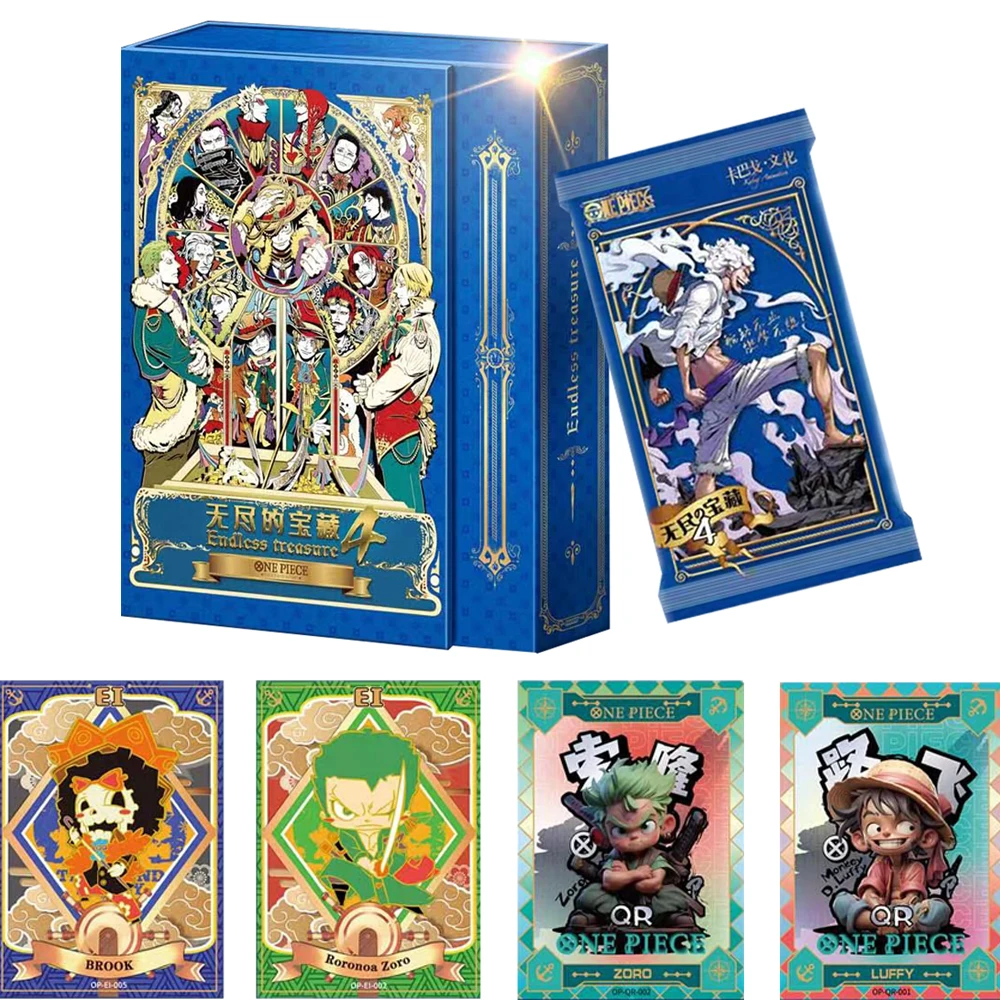 One Piece Cards Anime Endless Treasure Series Cartas Luffy Zoro Sanji Nami Limited Rare Cards for Family Children Christmas Toys