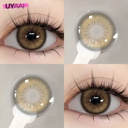 UYAAI Brown Series Color Contact Lenses - PATTAYA Edition for Natural Beauty and Realistic Look (Amber Fantasy)