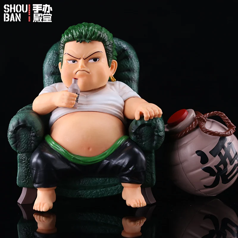 

One Piece Anime Figure Fat Series Fat Zoro Luffy Sanji Figurines Pvc Statue Model Doll Collection Ornaments Gifts Toys
