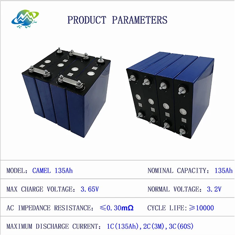 CAMEL 3.2v135ah Graphene Composite Phosphate Battery Lithium Iron CE 3.2V 135ah Lifepo4 135ah for Electric Vehicles 10000times
