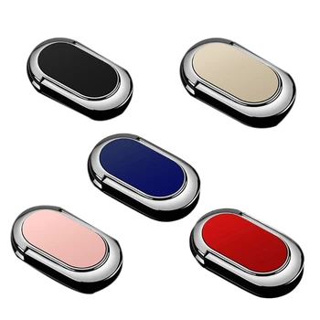 Mini staffa ad anello in metallo rotazione a 360 ° per tutti i supporti mobili per Smartphone nero/blu/rosso/oro rosa 1