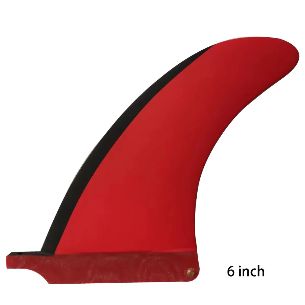 6 7 9 10 Size Single Fin Premium Fiberglass Surf & Free No Tool Fin Screw Center for Longboard, Surfboard & Paddleboard surfboard fin