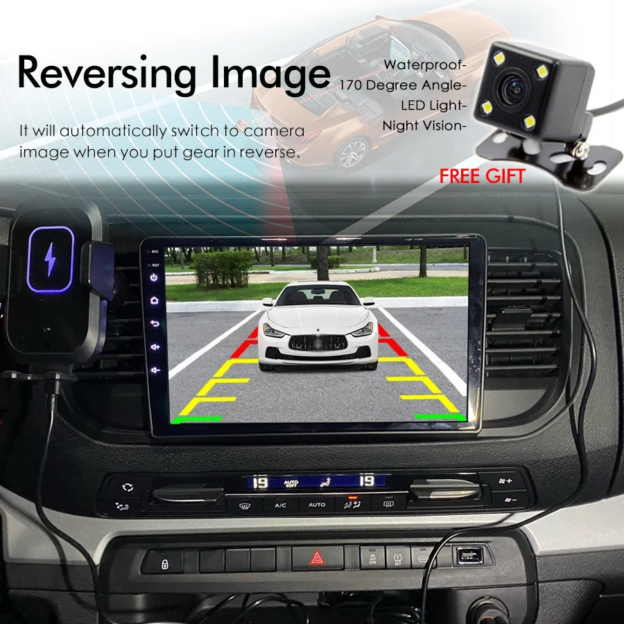 128GB Rom 2 Din Android 13 2din Autoradio lettore Video multimediale per Toyota Proace Verso 2017 GPS Stereo Autoradio Head Unit