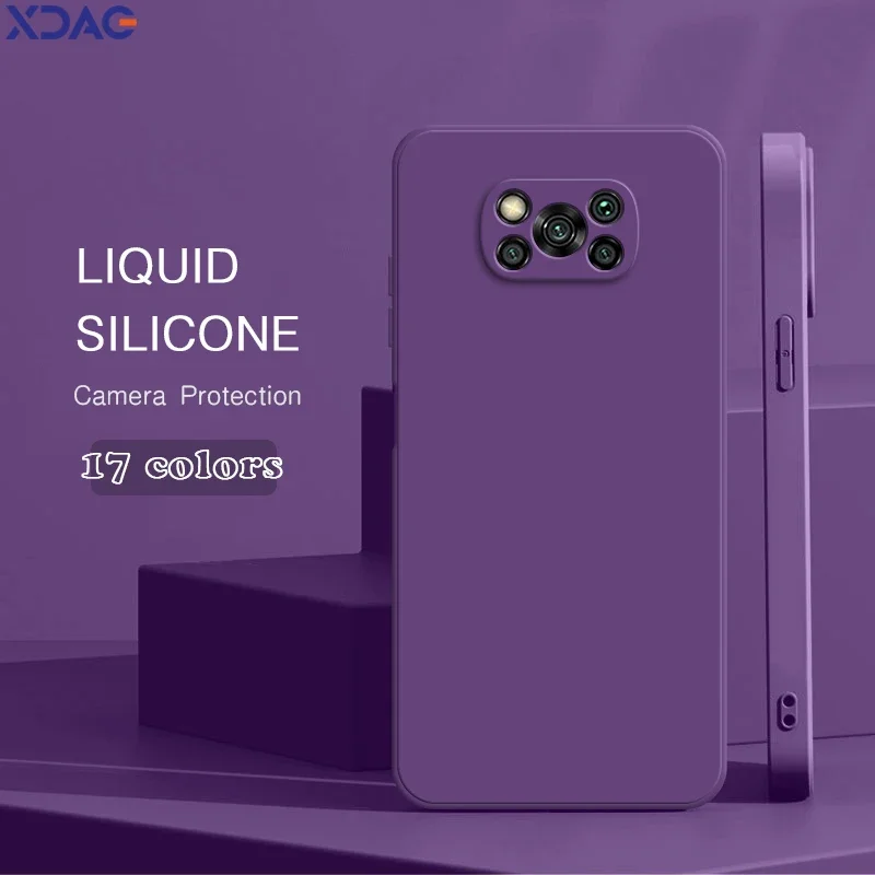 Premium Liquid Silicone Soft Back Cover with Internal Flocking - High Quality & Simple Design