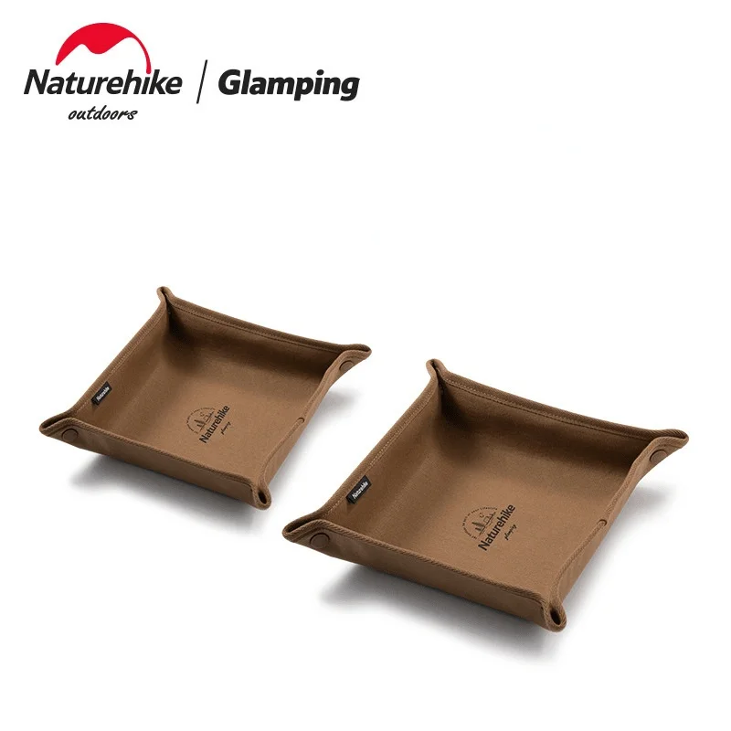 Storage bag Camping storage bag 1PCS Naturehike Canvas Tray Daily Necessities Storage Box Outdoor Camping Travel Equipment Accessories Storage Tray Home