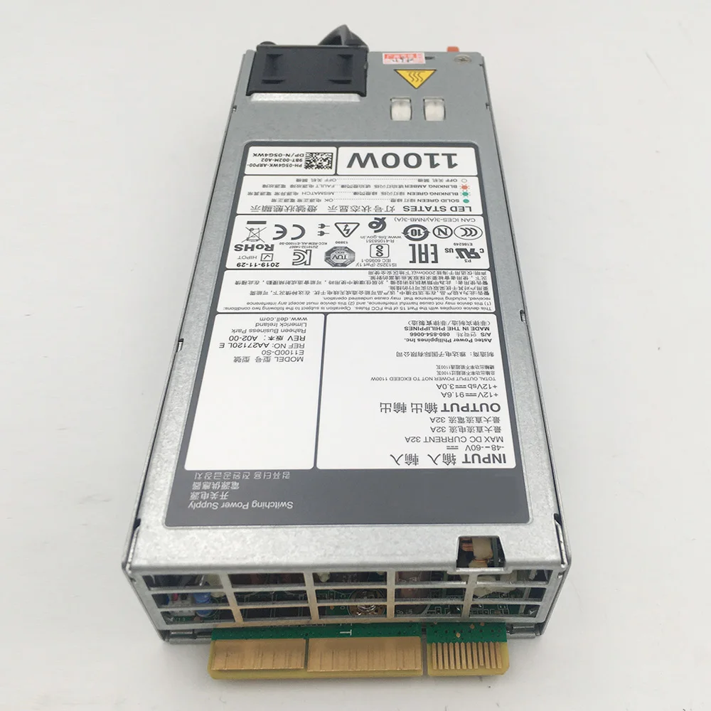 E1100D-S0 For DELL R520 R620 R720 1100W PC Power Supply AA27120L E 5G4WK 05G4WK Y1MGX 02RN7 6 E1100D-S0 For DELL R520 R620 R720 1100W PC Power Supply AA27120L E 5G4WK 05G4WK Y1MGX 02RN7 - Image 4