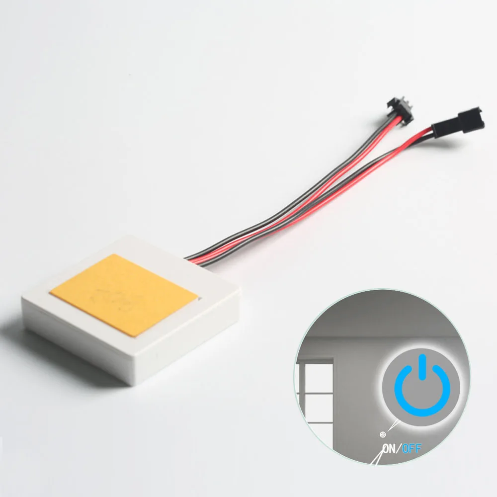 

Touch Switch Sensor Three-speed Dimming Switch LED Stepless Color Dimmable Touch Sensor Hidden For Bathroom Mirror Lighting