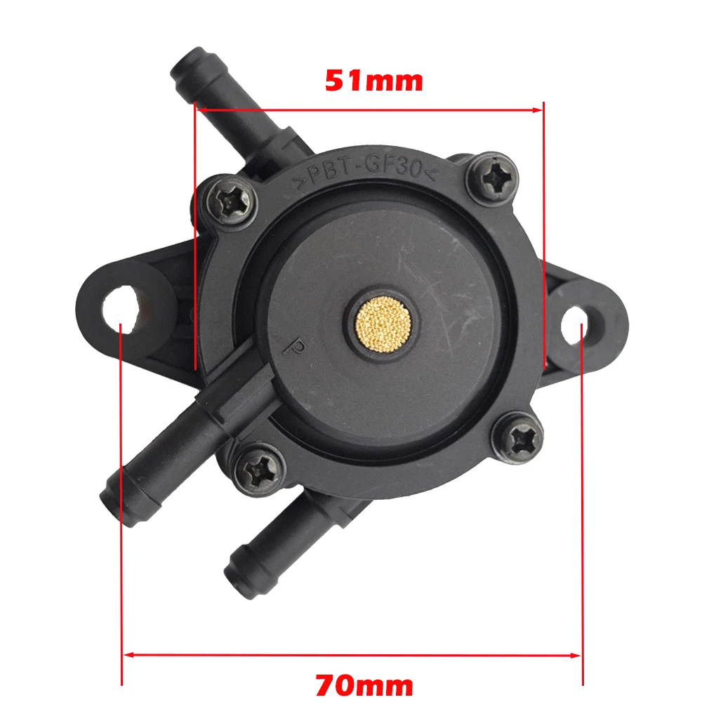 Fuel Pump for Kohler 17HP-25 HP Small Engine Lawn Mower Tractor with Fuel Filter for Honda Yamaha Briggs & Stratton 491922 5