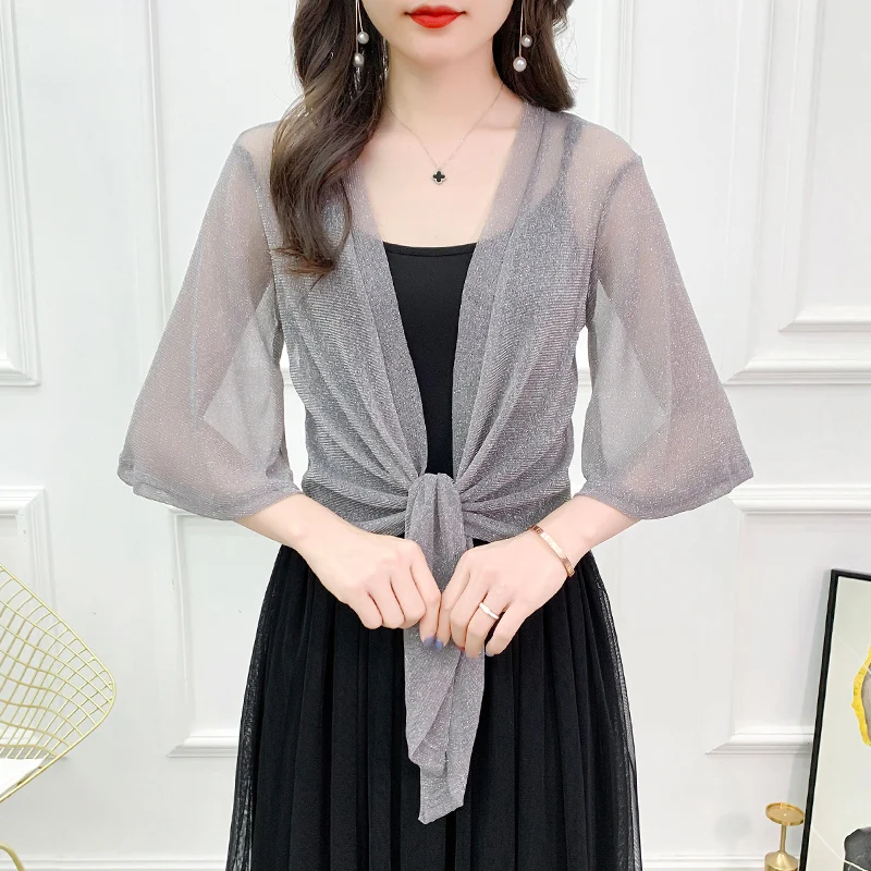 Wedding Shawl Mariage Bolero Women Female Lace Wedding Jacket Wrap Half Sleeve Open Front Sheer Bolero Shrugs Shawl Bridal Cardigan Tops Coat