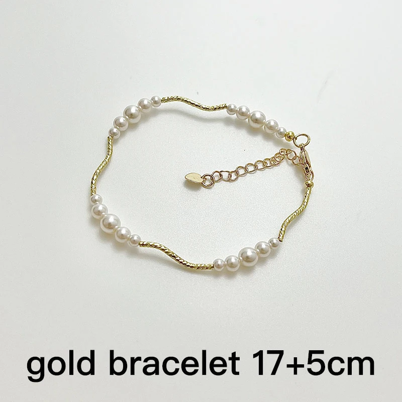gold bracelet 17cm
