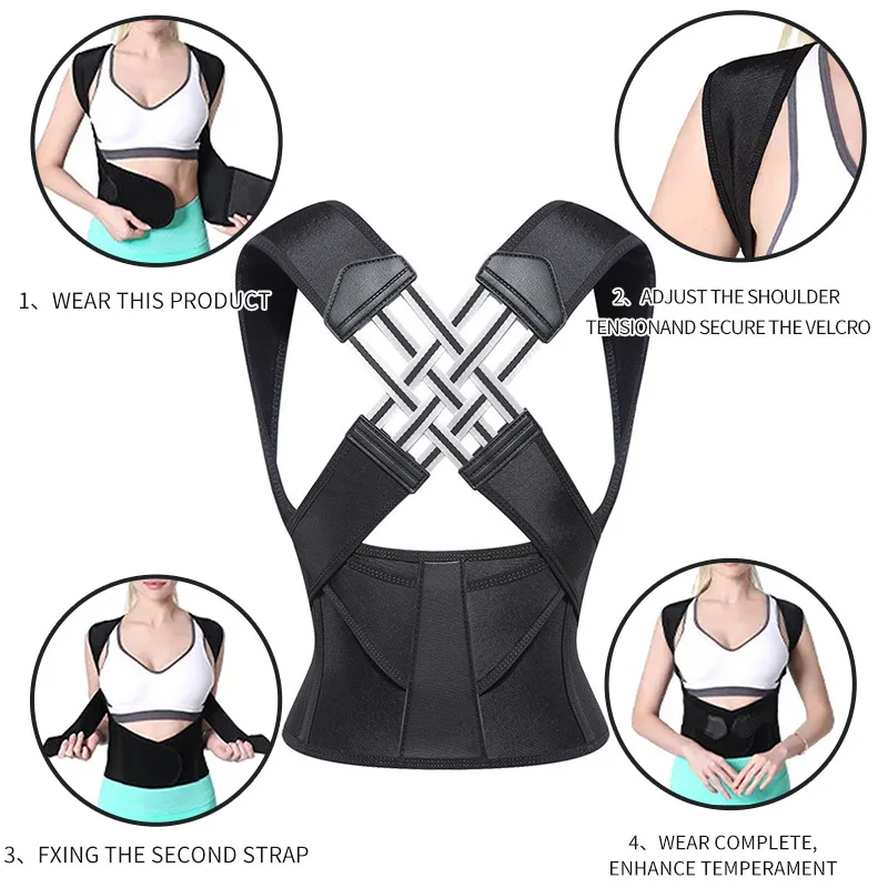 Anti-hunchback Posture Corrector Adult Form Back Corrector Spine Sitting Posture Back posture corrector