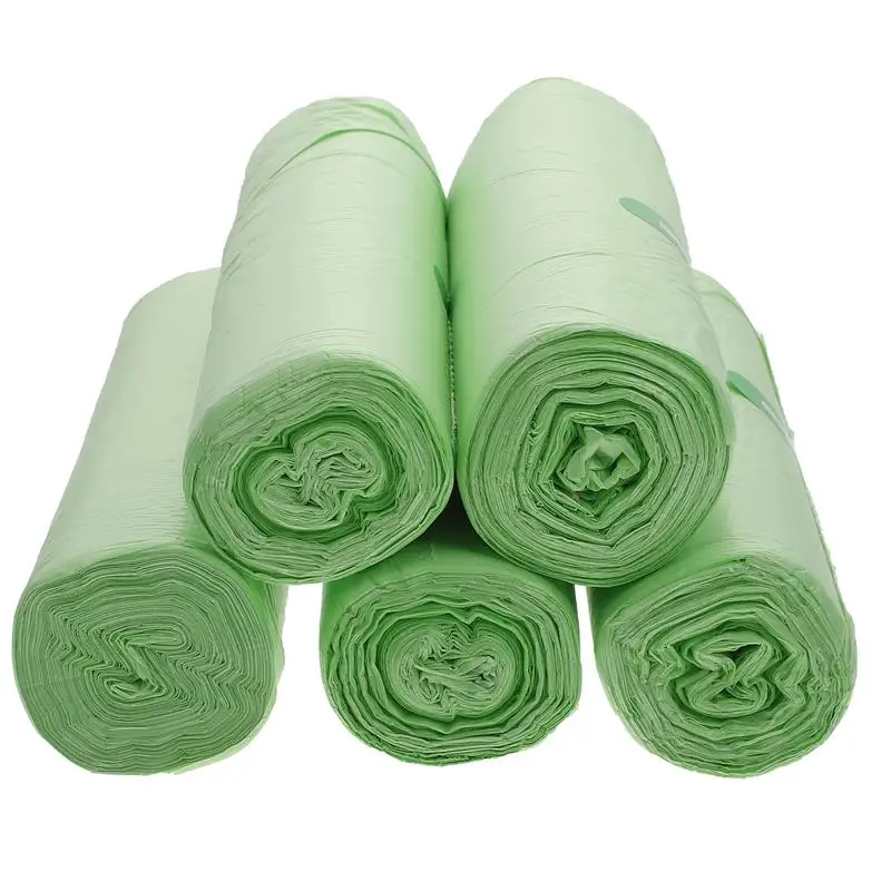 100 Biodegradable Compostable Trash Bags - Eco-Friendly Waste Disposal Solution