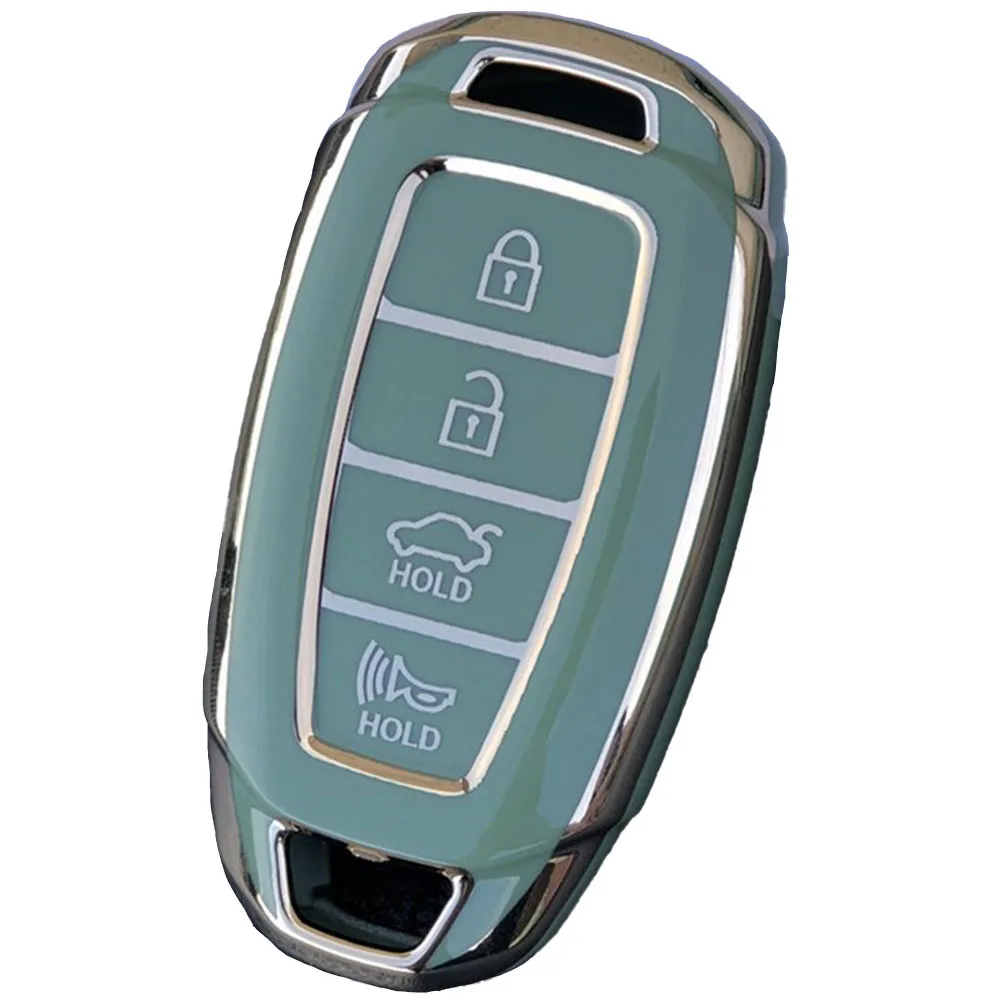 Portachiavi Custodia Portachiavi Cover Per Hyundai Palisade La Festa Ix35 Elantra Tpu Cover Per Chiave Auto 7 Pulsanti
