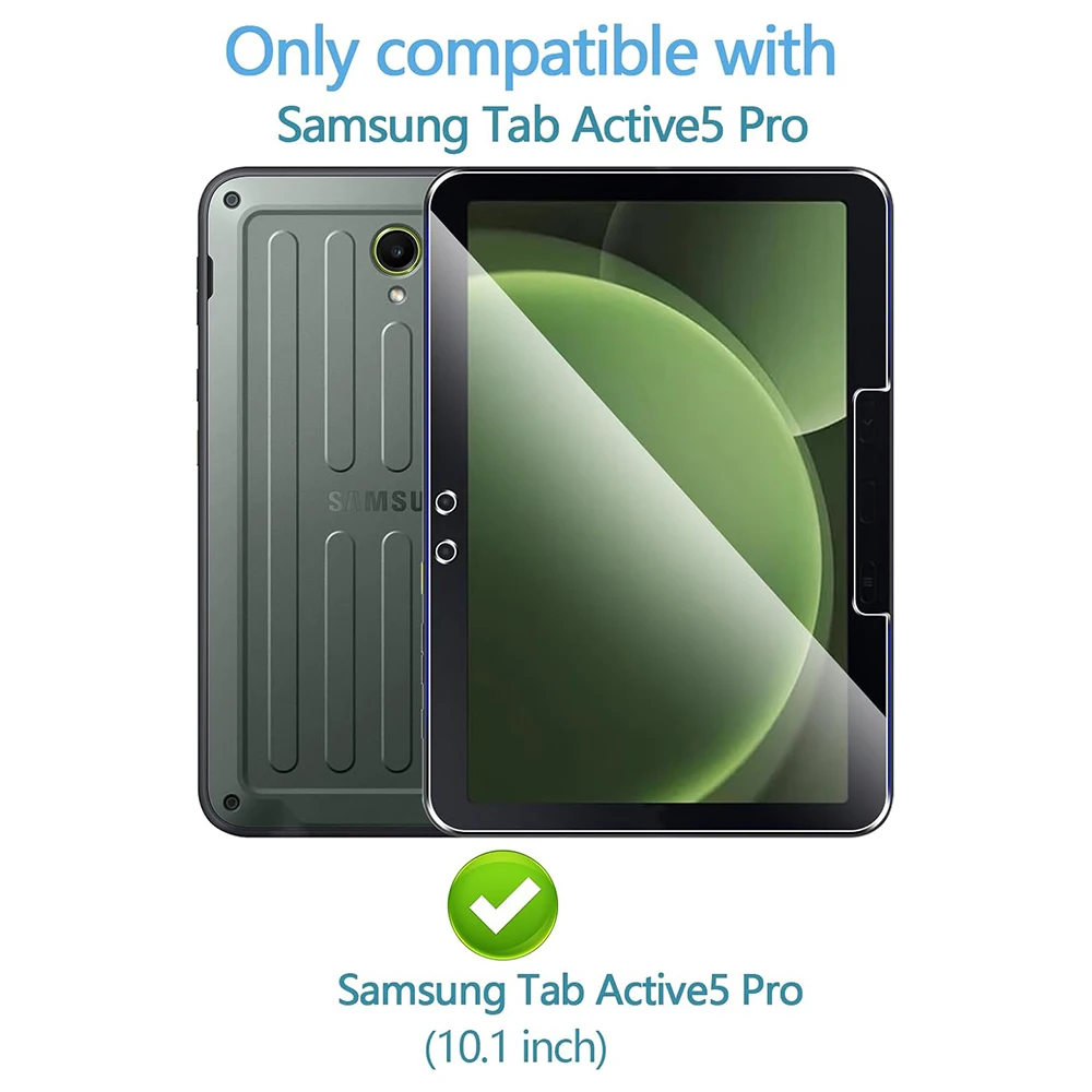 2-Pack Tempered Glass Screen Protector for 10.1-inch Tablet - Anti-Scratch HD Protective Film
