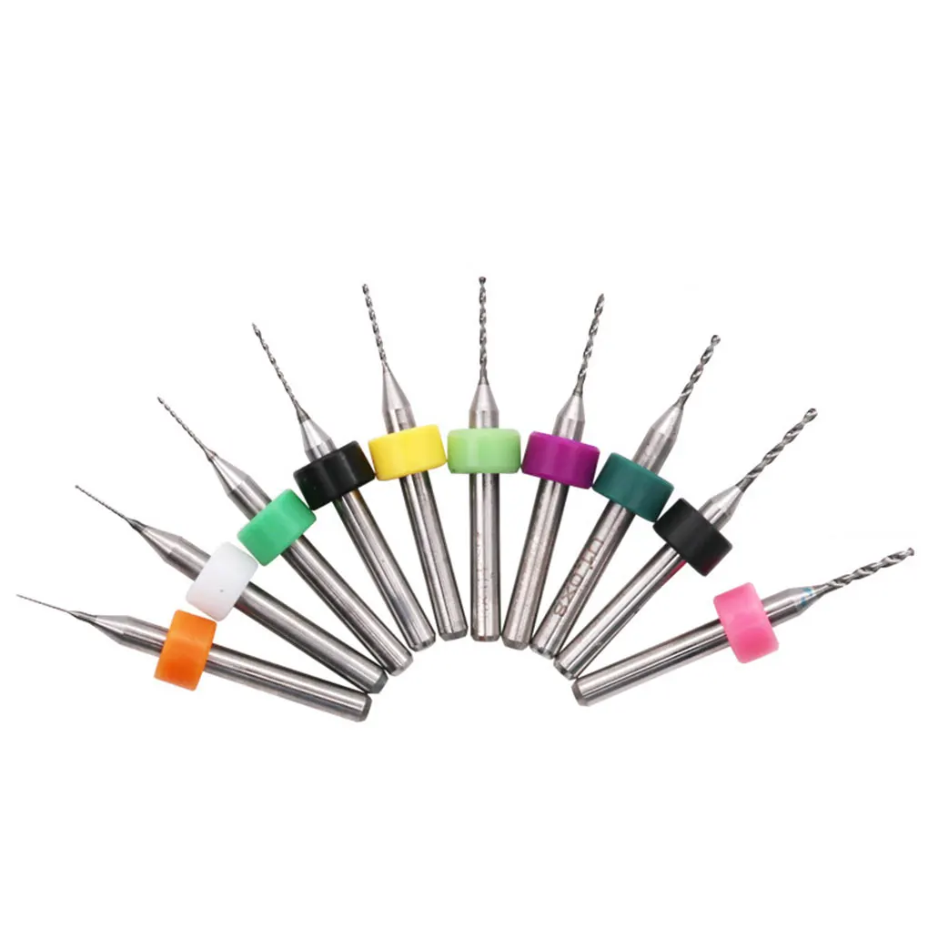 

10pcs set Macro PCB Bits Tungsten Steel Jewelry PCB Print Circuit Board Drill Bits Engraving Tool