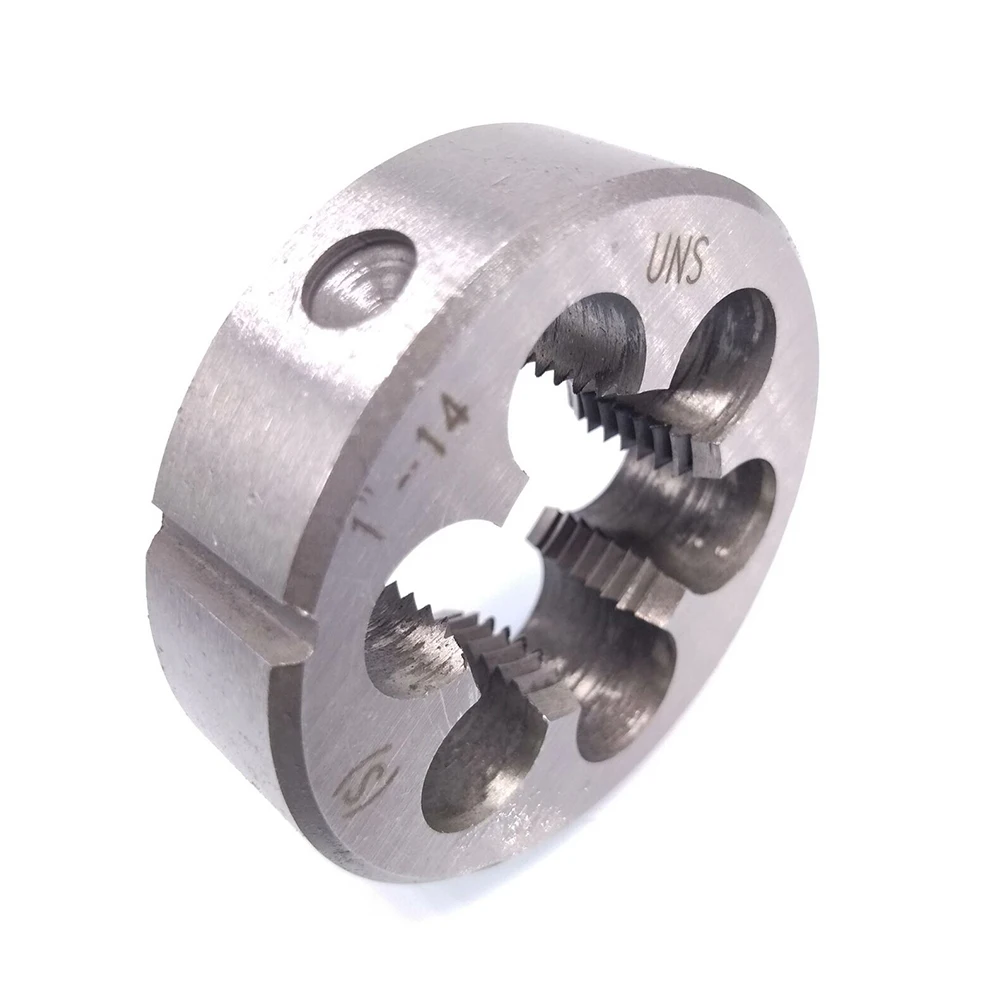 

1\\'\\'-14 Die 14.8mm Thickness 54.4mm Outer Diameter High Speed Steel High-quality Materials Metalworking Durable