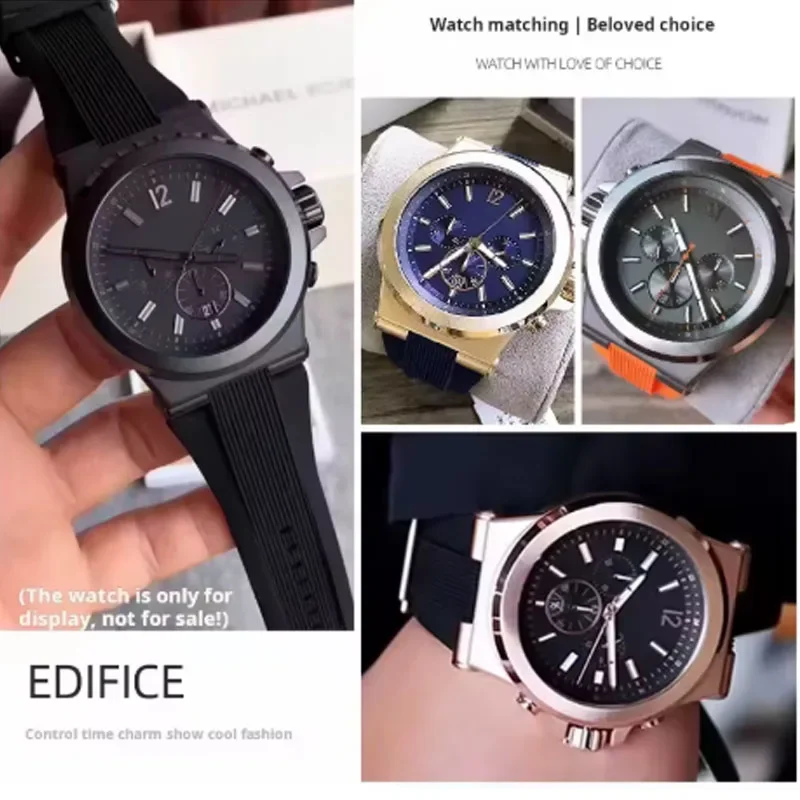 Men's Silicone Watch Strap - Soft Replacement Band