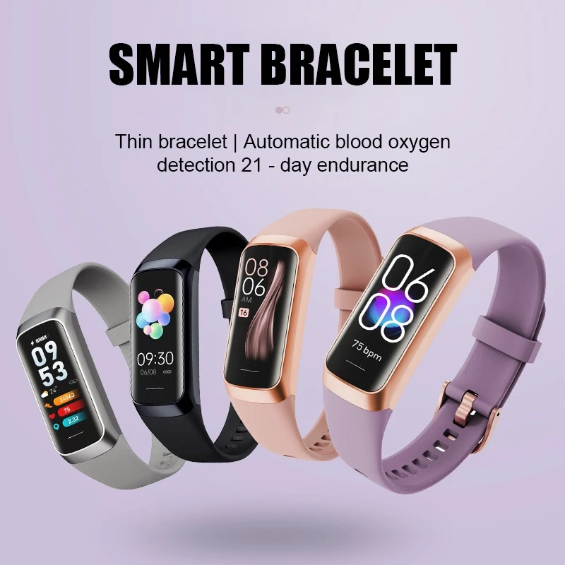 Bracelet de sport intelligent C60 pour femmes et hommes, étanche