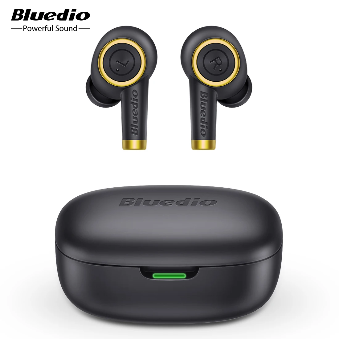 Bluedio Particle Wireless Earphone Bluetooth 5.0 Waterproof Earbuds  Wireless Headset Sport TWS Charging Box Mic app for phones 