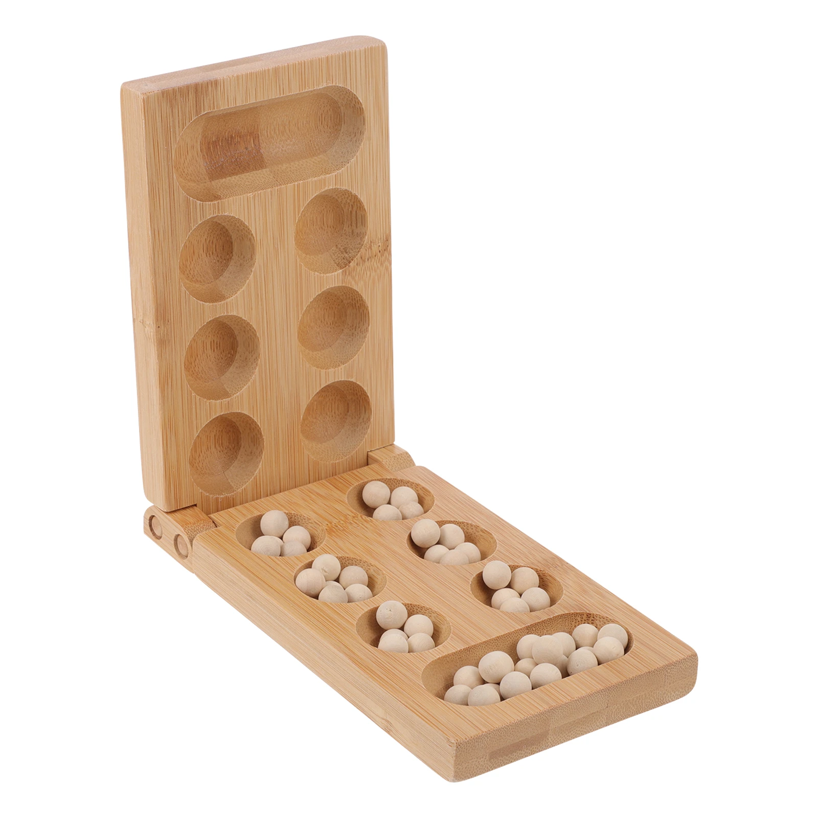 1pc Folding Chess Bamboo Plaything Mancala Board Game Thinking Puzzle Game  For Adult Brain Training Kids - Strategy Games - AliExpress