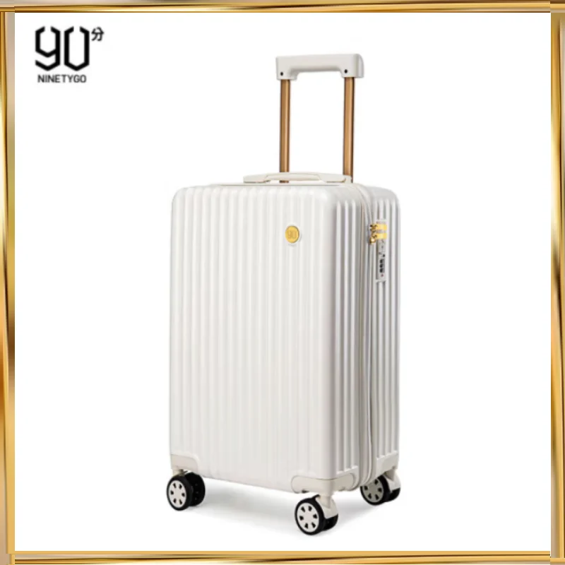 90Fen NINETYGO Suitcase 24 inch，20 inch Boarding Case With silent swivel wheels TSA Lock Travel Luggage Rolling Wheels Women Men