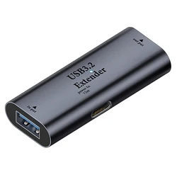 High - Speed USB 3.2 Signal Amplifier Extender, 10m Transmission, Type C to USB A (USB A to USB A)