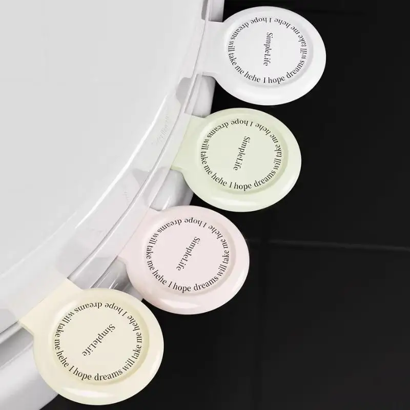 2-in-1 변기 시트 리프터 아로마테라피 손이 더럽지 않은 변기 시트 높이 조절 핸들 변기 공기 방향제 화장실 용품