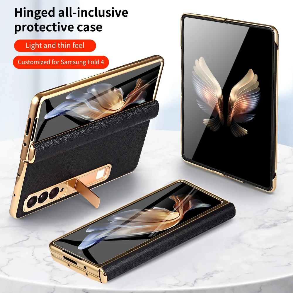 Genuine Leather Case for Galaxy Z Fold 2