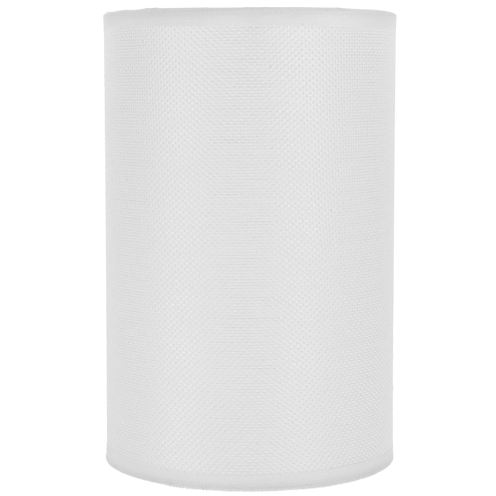 

Vintage Cylinder Lamp Shade White Fabric Drum Lampshade E27 Light Cover Modern Home Bedroom Living Room Decoration