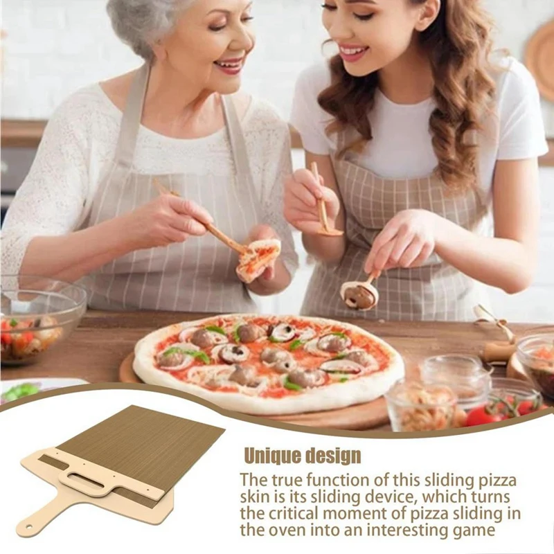 

Pizza Spatula Paddle With Handle Portable Pizza Sliding Cloth Peel Durable Best Pizza Tool For Cakes Breads